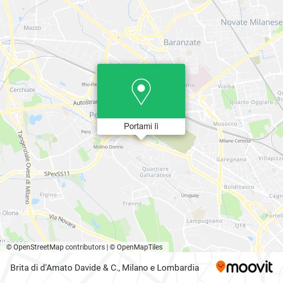 Mappa Brita di d'Amato Davide & C.