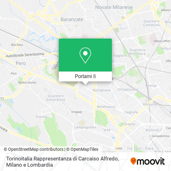 Mappa Torinoitalia Rappresentanza di Carcaiso Alfredo