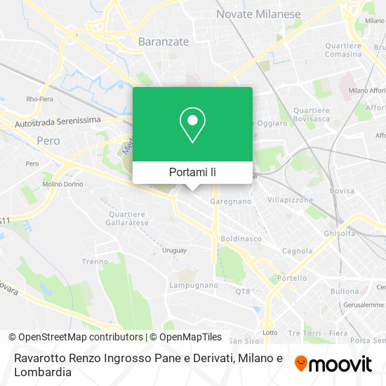 Mappa Ravarotto Renzo Ingrosso Pane e Derivati