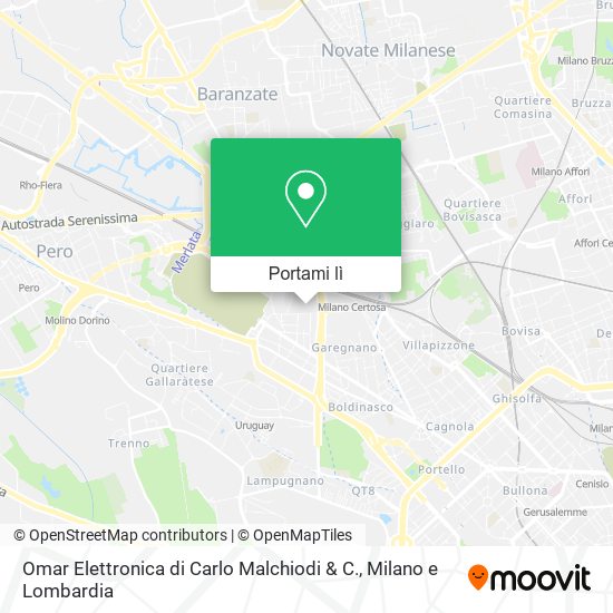 Mappa Omar Elettronica di Carlo Malchiodi & C.