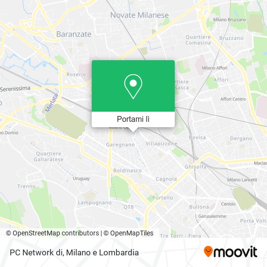 Mappa PC Network di