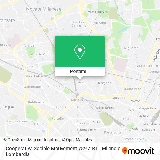 Mappa Cooperativa Sociale Mouvement 789 a R.L.