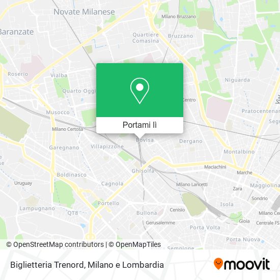 Mappa Biglietteria Trenord