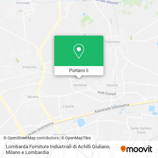 Mappa Lombarda Forniture Industriali di Achilli Giuliano