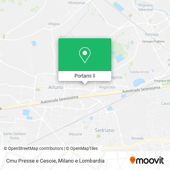 Mappa Cmu Presse e Cesoie