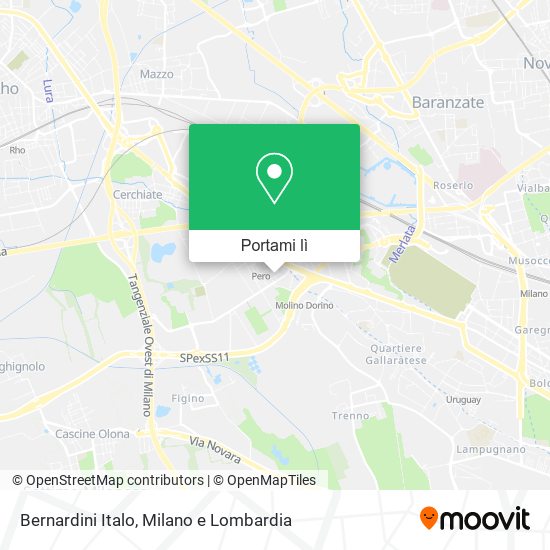 Mappa Bernardini Italo