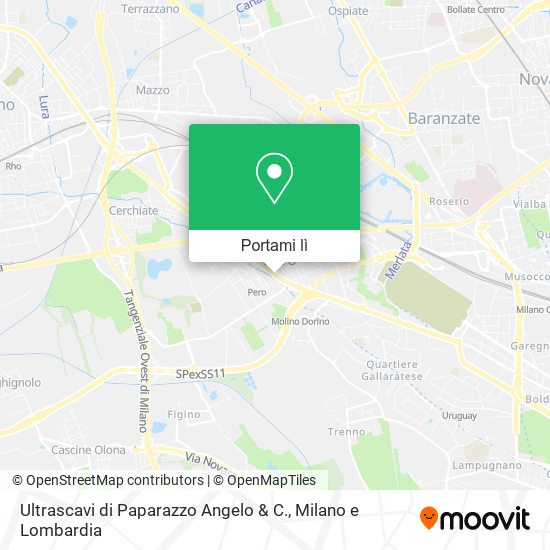 Mappa Ultrascavi di Paparazzo Angelo & C.