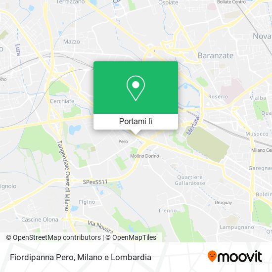 Mappa Fiordipanna Pero