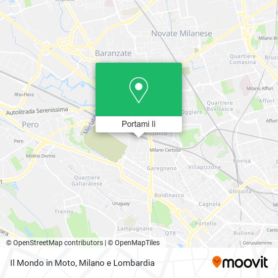 Mappa Il Mondo in Moto