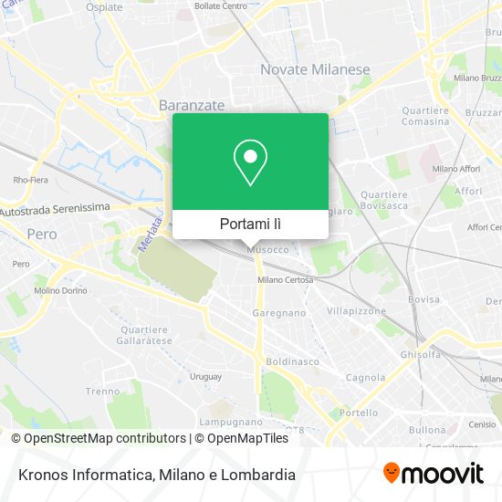 Mappa Kronos Informatica