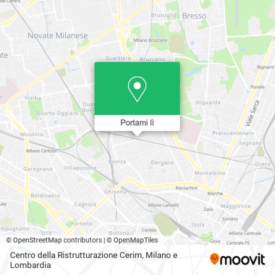 Mappa Centro della Ristrutturazione Cerim