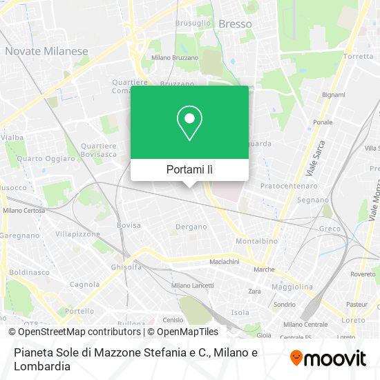 Mappa Pianeta Sole di Mazzone Stefania e C.