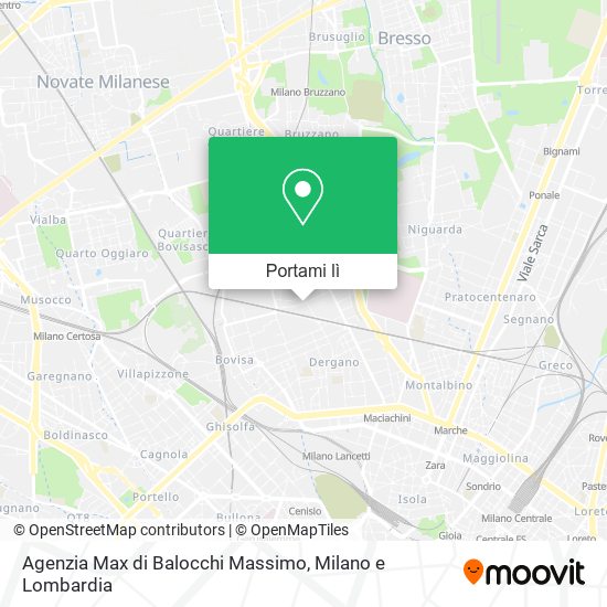 Mappa Agenzia Max di Balocchi Massimo