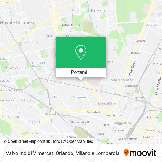 Mappa Valvo Ind di Vimercati Orlando