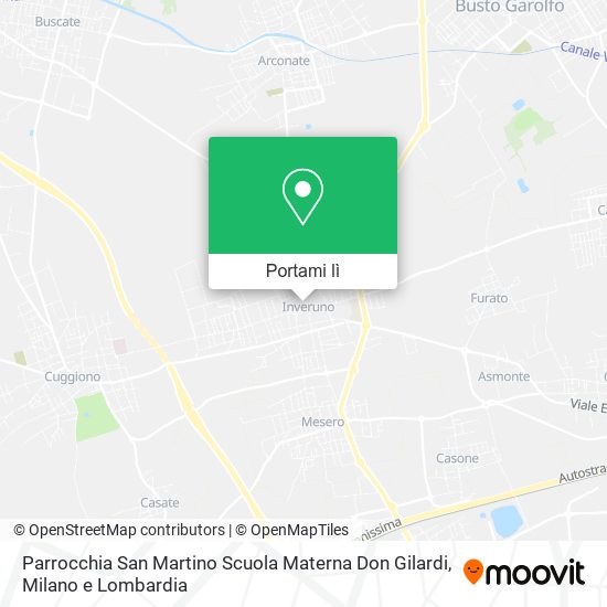 Mappa Parrocchia San Martino Scuola Materna Don Gilardi