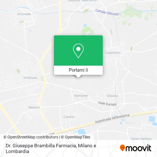 Mappa Dr. Giuseppe Brambilla Farmacia