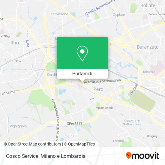 Mappa Cosco Service