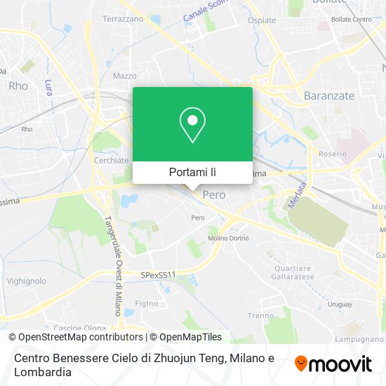 Mappa Centro Benessere Cielo di Zhuojun Teng