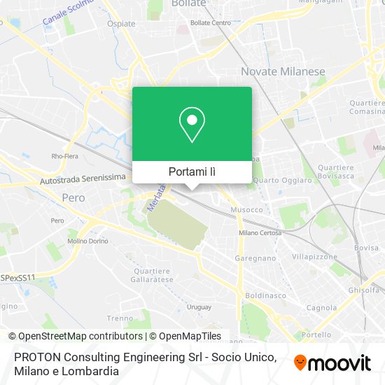 Mappa PROTON Consulting Engineering Srl - Socio Unico
