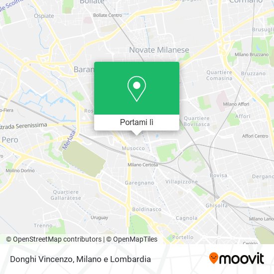 Mappa Donghi Vincenzo