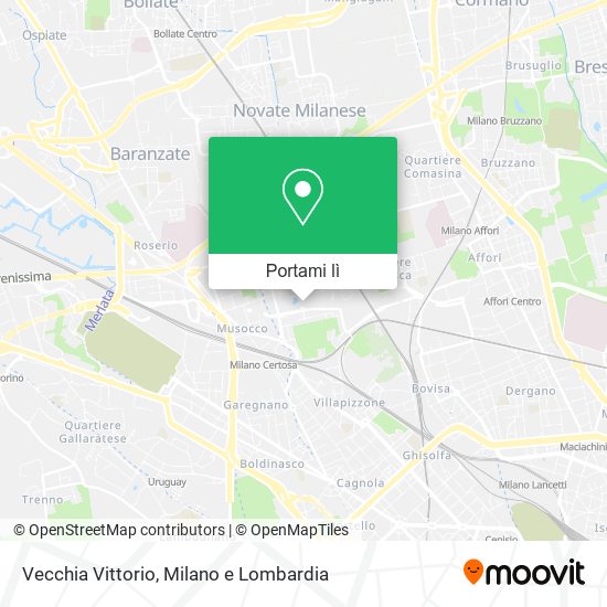 Mappa Vecchia Vittorio
