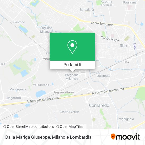 Mappa Dalla Mariga Giuseppe