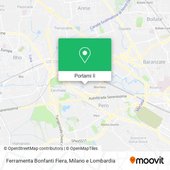 Mappa Ferramenta Bonfanti Fiera