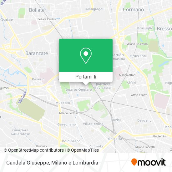 Mappa Candela Giuseppe