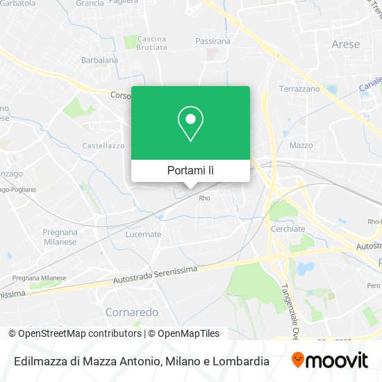 Mappa Edilmazza di Mazza Antonio