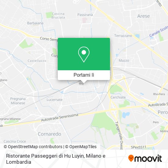 Mappa Ristorante Passeggeri di Hu Luyin