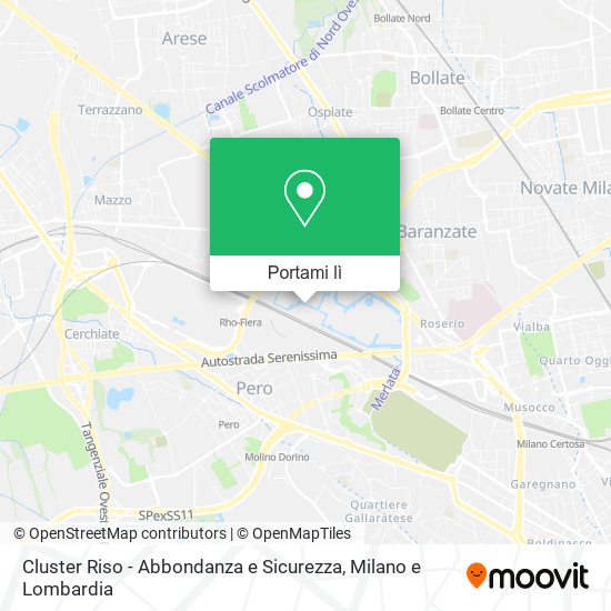 Mappa Cluster Riso - Abbondanza e Sicurezza