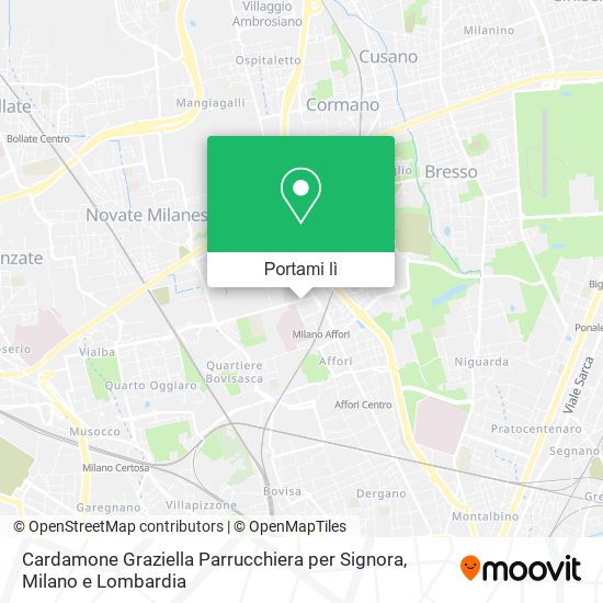 Mappa Cardamone Graziella Parrucchiera per Signora