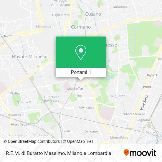 Mappa R.E.M. di Buratto Massimo