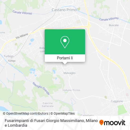 Mappa Fusarimpianti di Fusari Giorgio Massimiliano