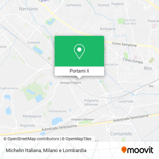 Mappa Michelin Italiana