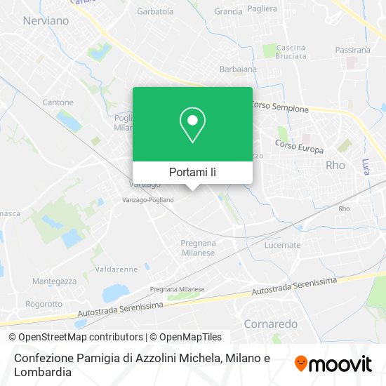 Mappa Confezione Pamigia di Azzolini Michela