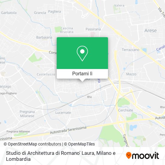Mappa Studio di Architettura di Romano' Laura
