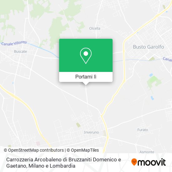 Mappa Carrozzeria Arcobaleno di Bruzzaniti Domenico e Gaetano