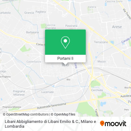 Mappa Libani Abbigliamento di Libani Emilio & C.