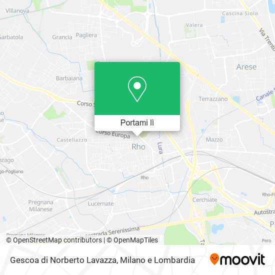 Mappa Gescoa di Norberto Lavazza