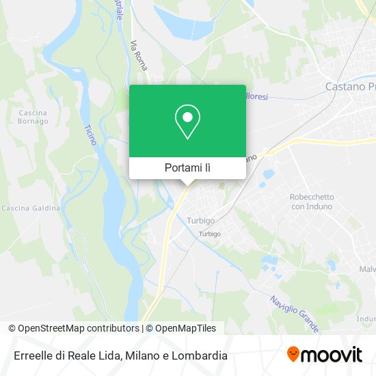 Mappa Erreelle di Reale Lida
