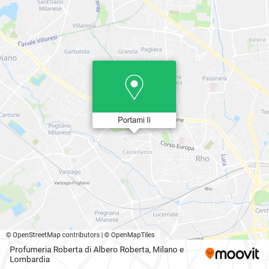 Mappa Profumeria Roberta di Albero Roberta