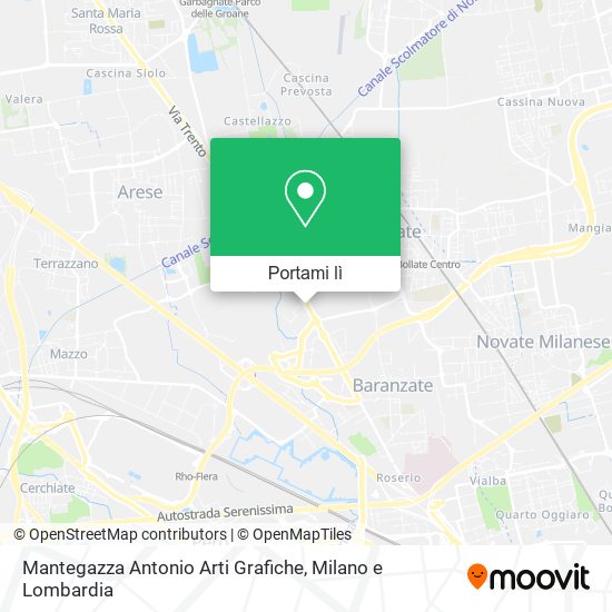 Mappa Mantegazza Antonio Arti Grafiche