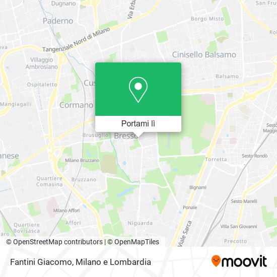 Mappa Fantini Giacomo