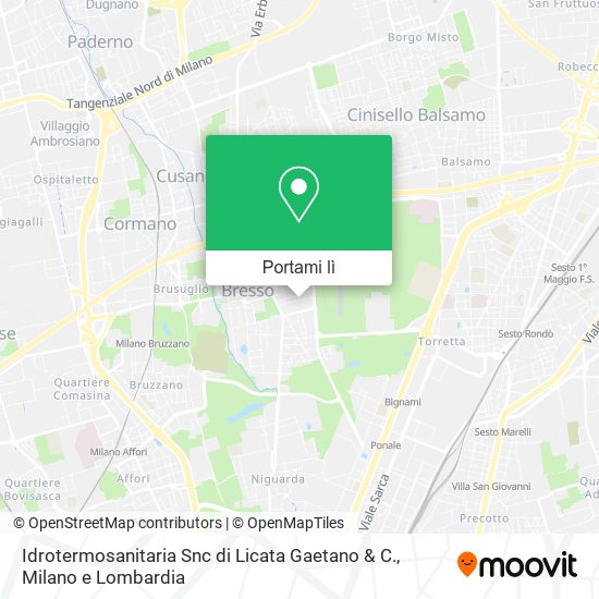 Mappa Idrotermosanitaria Snc di Licata Gaetano & C.