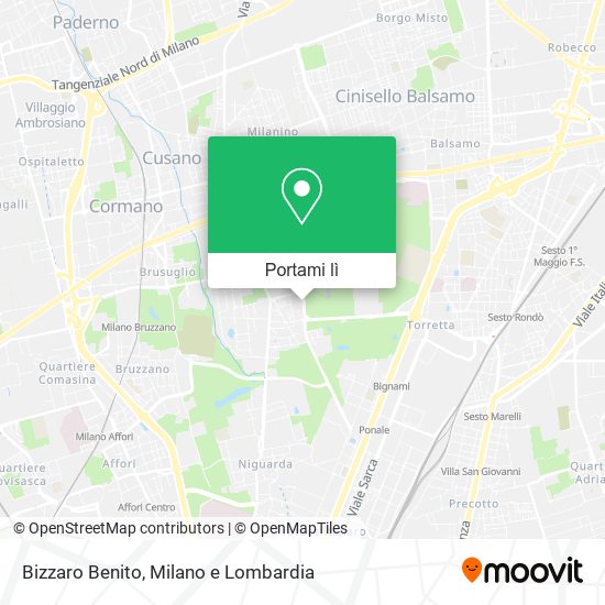 Mappa Bizzaro Benito