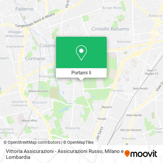 Mappa Vittoria Assicurazioni - Assicurazioni Russo