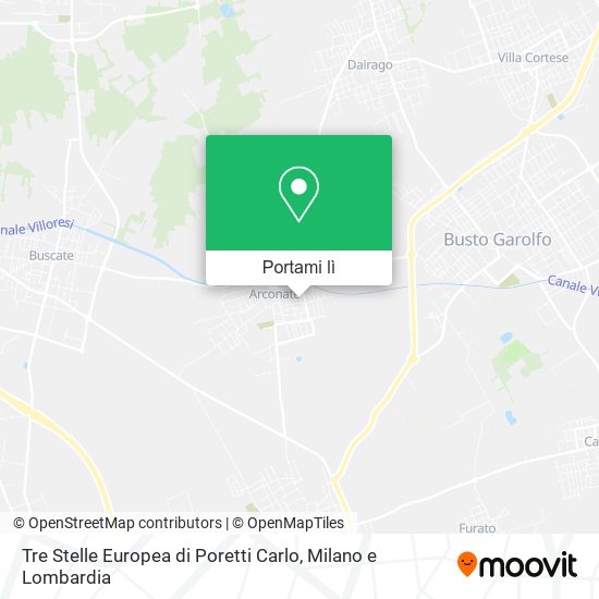 Mappa Tre Stelle Europea di Poretti Carlo