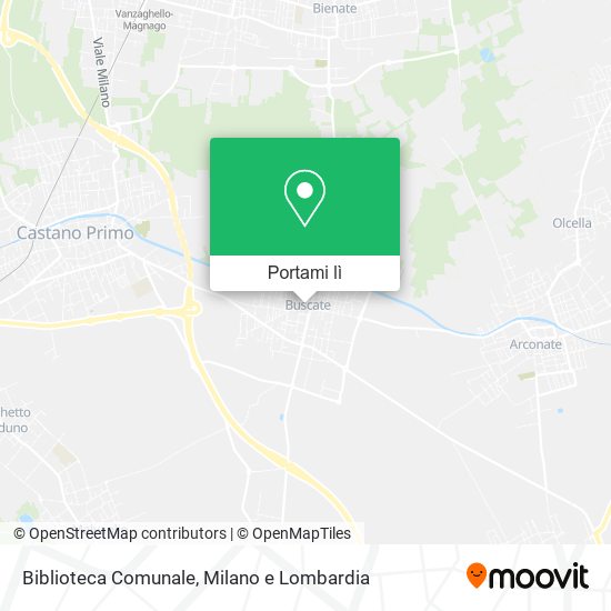 Mappa Biblioteca Comunale