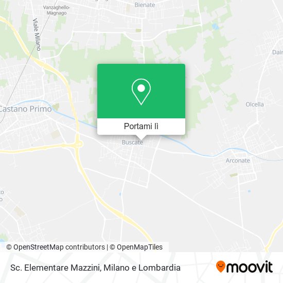 Mappa Sc. Elementare Mazzini